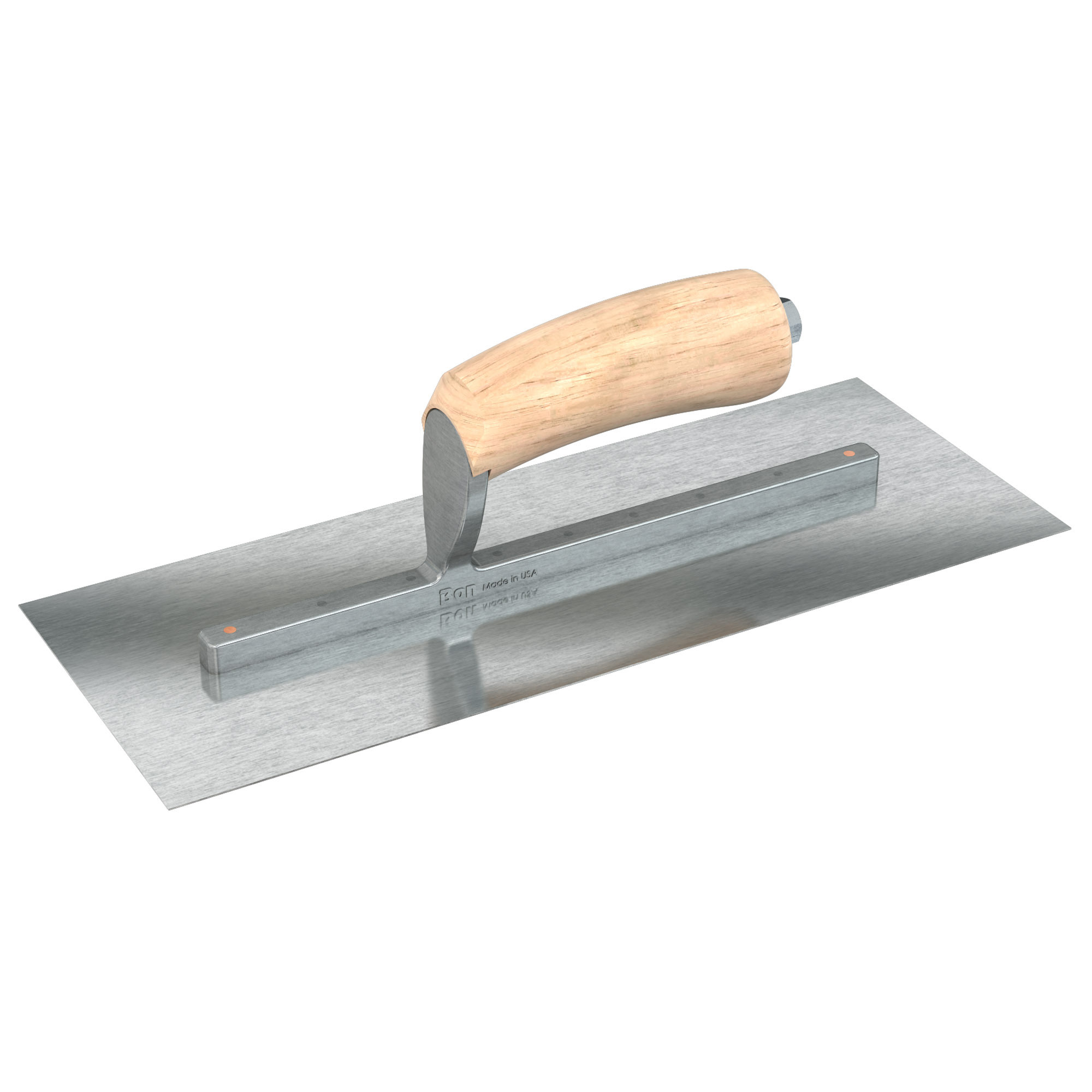 Bon Steel City, Finish Trowel - Sq. - Razor Stainless - 13 x 5 Width 5 in, Length 13 in, Blade Material Stainless Steel, Model# 66-308